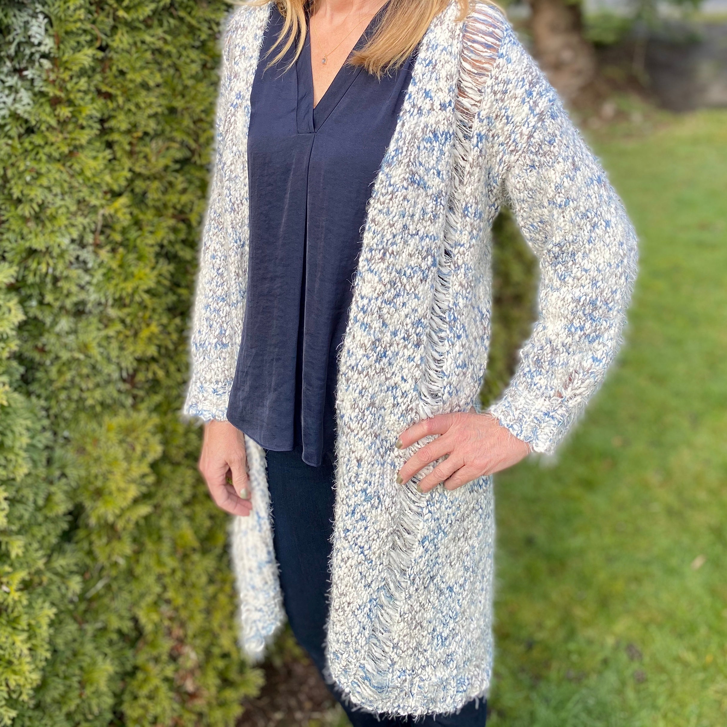 Mohair Knitted Cardigan