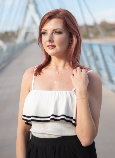 Front Ruffle Tank