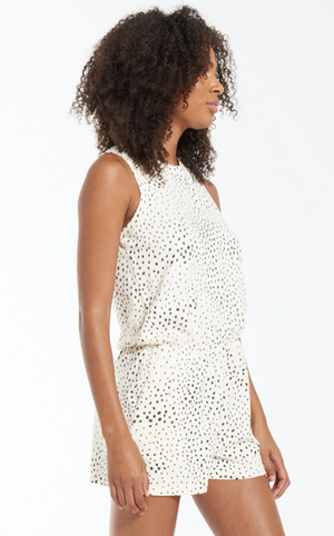 Adira Dot Cotton Romper