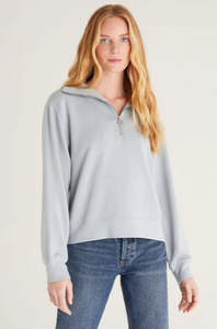 Relaxed Half Zip Sweatshirt