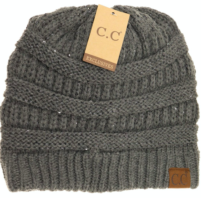 Sequin CC Beanie