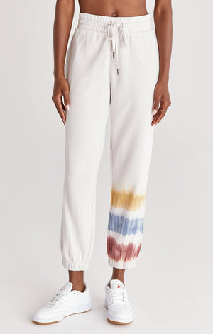 Selene Stripe Tie-Dye Fleece Jogger