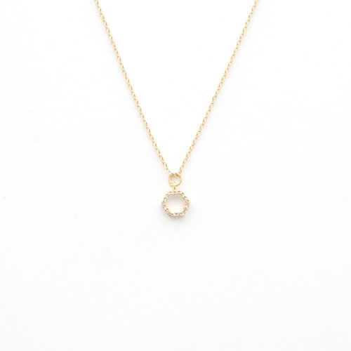 Small Hexagon Necklace