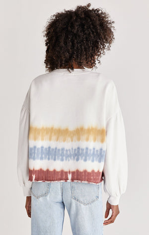 Tempest Stripe Tie-Dye Fleece Pullover